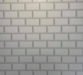 SUBWAY White Tile – Gloss Shower Wall 2400x1000x10mm